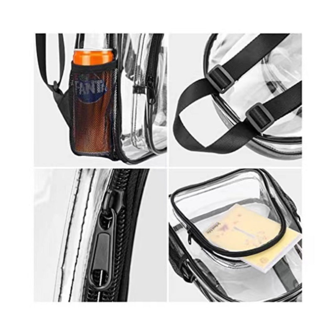 Mochila Transparente PVC – Impermeable, Ligera y Resistente para el Trabajo Diario