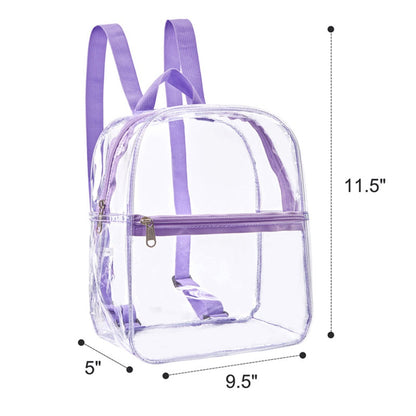 Mochila Transparente PVC – Varios Colores, Impermeable y Resistente para el Trabajo