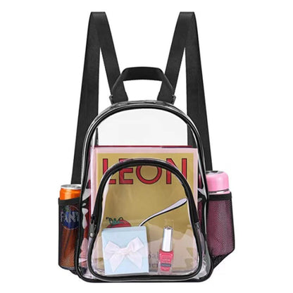 Mochila Transparente PVC – Impermeable, Ligera y Resistente para el Trabajo Diario
