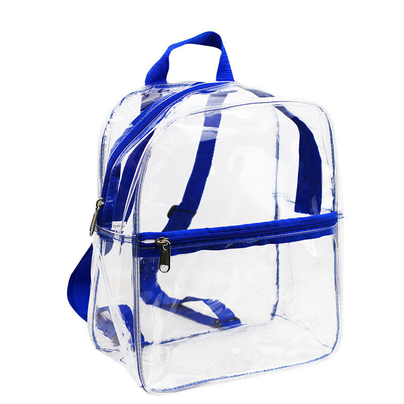 Mochila Transparente PVC – Varios Colores, Impermeable y Resistente para el Trabajo