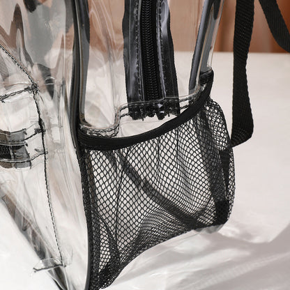 Mochila del Trabajador Transparente PVC – Impermeable, Alta Capacidad y Resistente al Frío