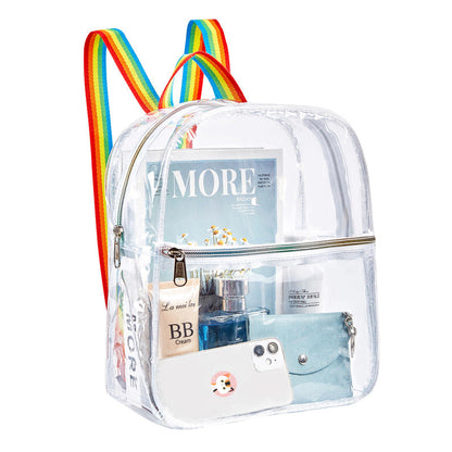 Mochila Transparente PVC – Varios Colores, Impermeable y Resistente para el Trabajo