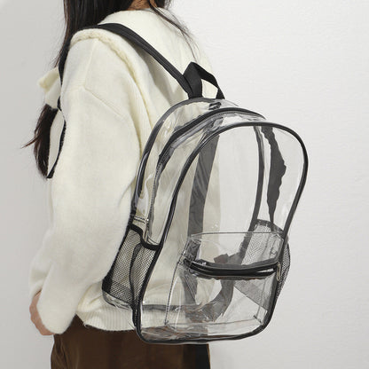 Mochila del Trabajador Transparente PVC – Impermeable, Alta Capacidad y Resistente al Frío