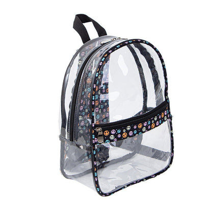 Mochila Transparente PVC con Diseño – Impermeable, Espaciosa y Resistente