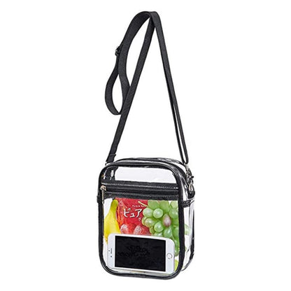 Bolsa Crossbody Transparente PVC – Impermeable, Ligera y Lista para el Trabajo