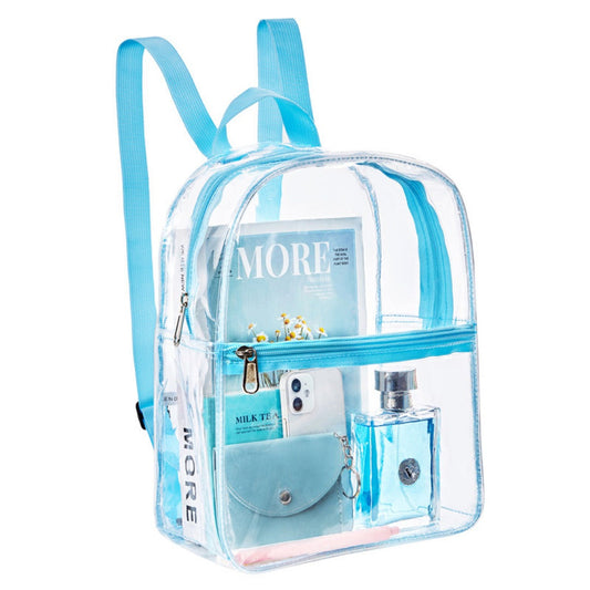 Mochila Transparente PVC – Varios Colores, Impermeable y Resistente para el Trabajo