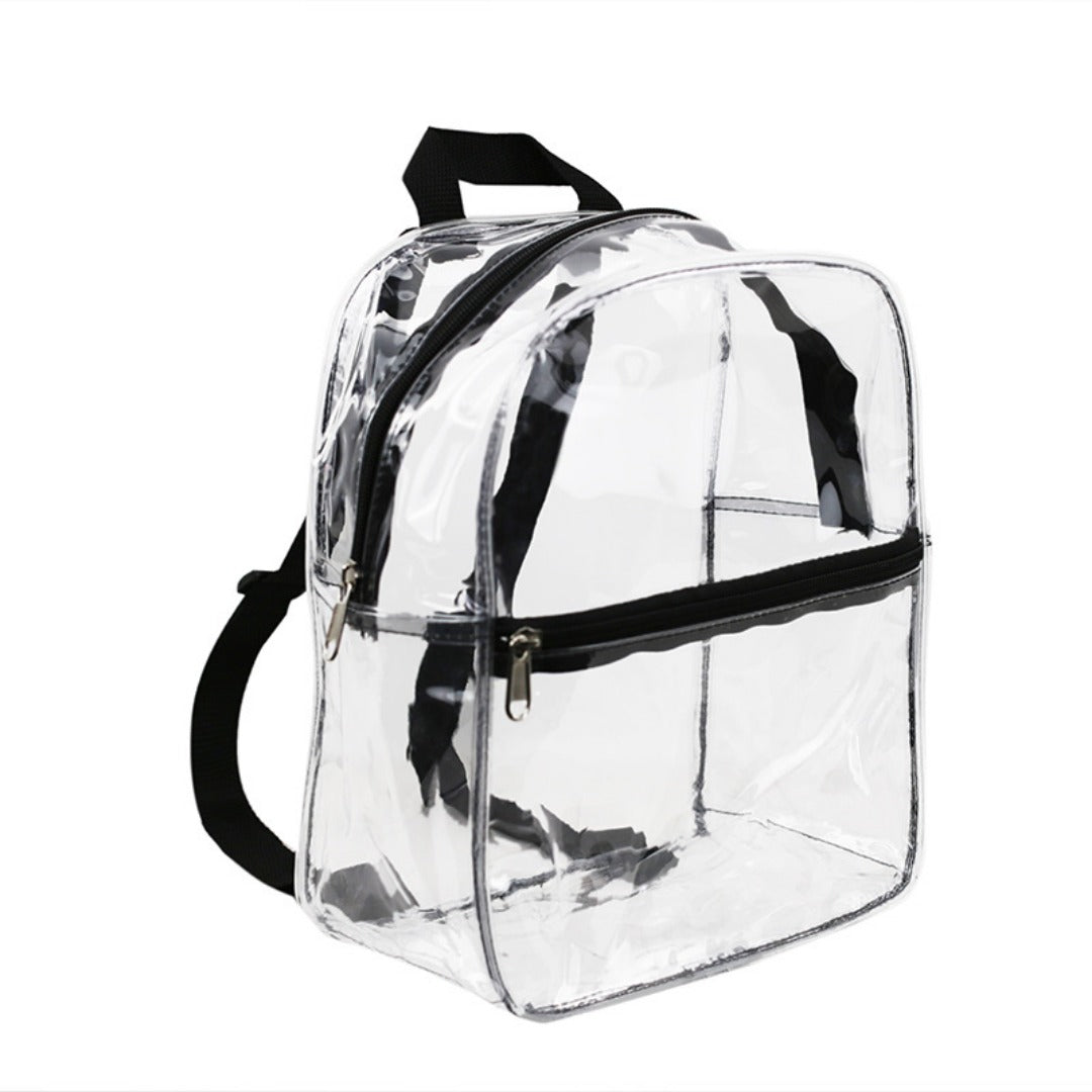 Mochila Transparente PVC – Varios Colores, Impermeable y Resistente para el Trabajo