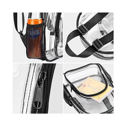 Mochila Transparente PVC – Impermeable, Ligera y Resistente para el Trabajo Diario